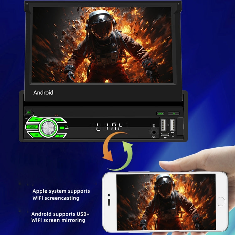 HD 7 inch Single Din Car Android Player GPS Navigation Bluetooth Touch Stereo Radio, Support Mirror Link & FM & WIFI, 9706 HD 7 inch Single Din Car Android Player GPS Navigation Bluetooth Touch Stereo Radio, Support Mirror Link & FM & WIFI, 9706